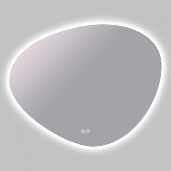 Зеркало для ванной Милан DSM8065 с подсветкой сенсорное с подогревом 80x65 см