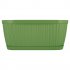Горшок цветочный Ingreen Barcelona 27.5x14.5x12.2 см v2.7 л пластик оливковый