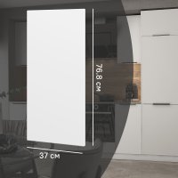 Фальшпанель для кухонного шкафа Инта 37x76.8 см Delinia ID МДФ цвет белый