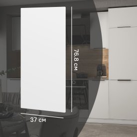 Фальшпанель для кухонного шкафа Инта 37x76.8 см Delinia ID МДФ цвет белый