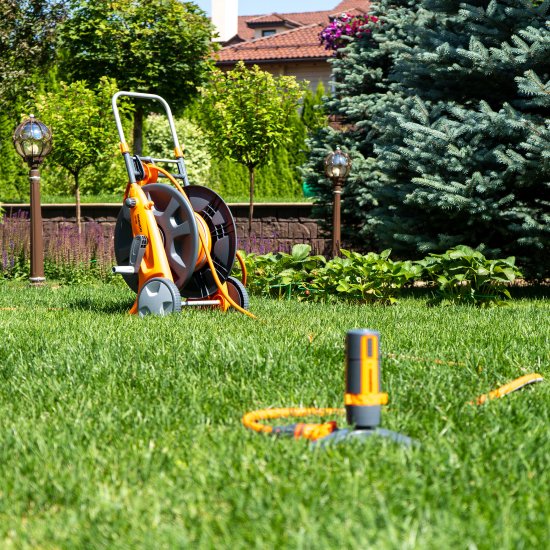 Тележка для шланга Daewoo DWR 2090 100 м пластик