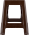 Табурет садовый 39x39x45 см пластик коричневый