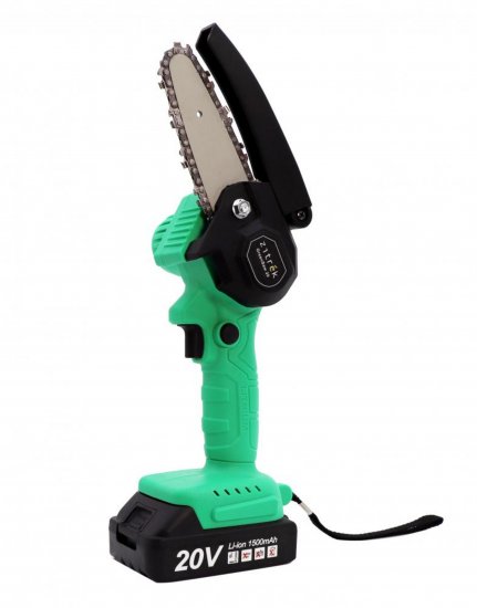 Пила аккумуляторная Zitrek Greensaw 082-1850 20 В шина 10 см 2x1.5 Ач АКБ и ЗУ в комплекте