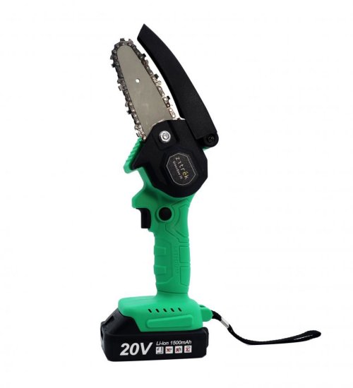 Пила аккумуляторная Zitrek Greensaw 082-1850 20 В шина 10 см 2x1.5 Ач АКБ и ЗУ в комплекте