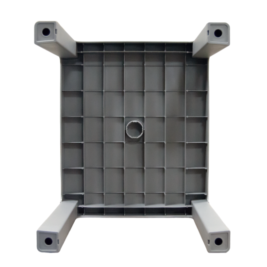 Стол для шезлонга складной Adriano 48.5x40.5x42 см полипропилен бежевый