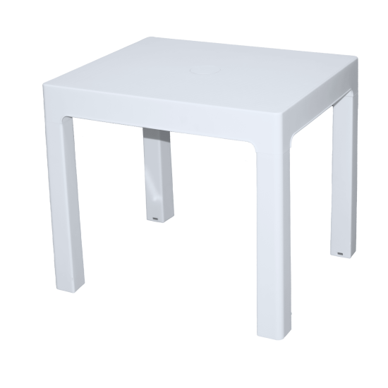 Стол для шезлонга Adriano 48.5x40.5x42 см полипропилен белый