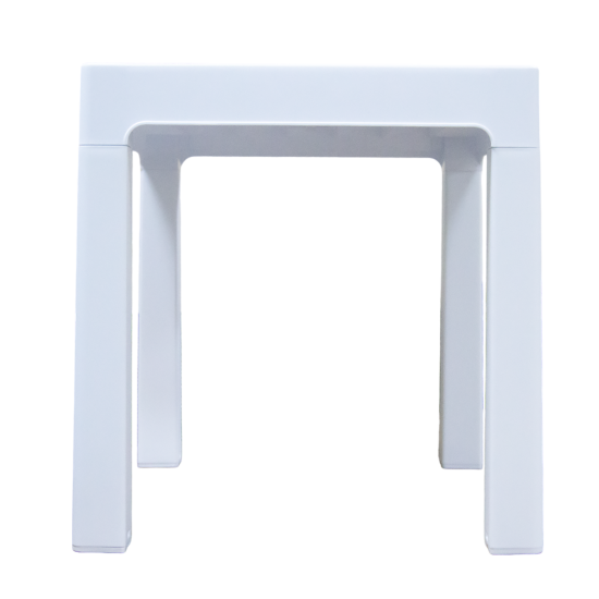 Стол для шезлонга Adriano 48.5x40.5x42 см полипропилен белый