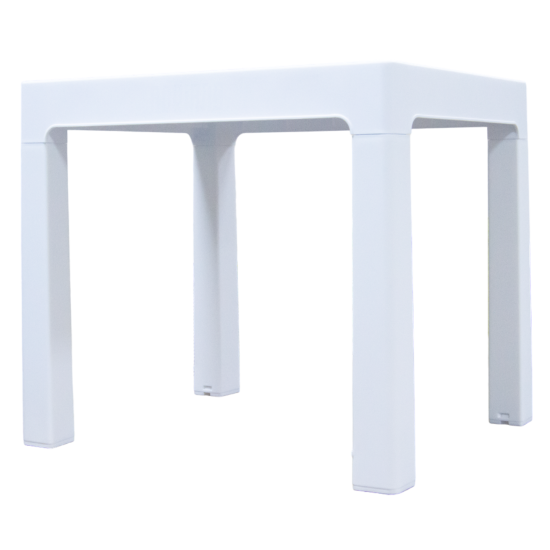 Стол для шезлонга Adriano 48.5x40.5x42 см полипропилен белый