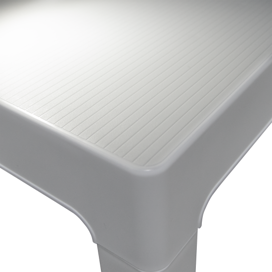 Стол для шезлонга Adriano 48.5x40.5x42 см полипропилен белый