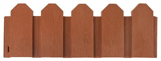 Ограждение Дачник 300x18 см цвет терракот