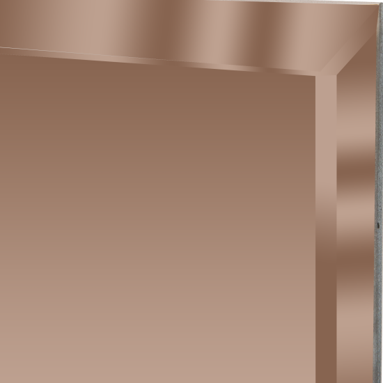 Зеркальная плитка Omega Glass NNLM35 прямоугольная 20x10 см глянцевая цвет бронза 1 шт.