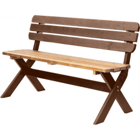 Скамья Аттерия 148x61x89 см дерево цвет бежевый