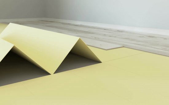 Подложка под напольное покрытие гармошка XPS толщина 2 мм 10.5 м²