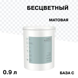 Краска моющаяся Carte Blanche Matt база C бесцветная 0,9 л
