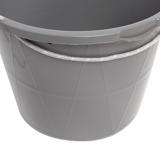 Контейнер строительный полипропиленовый Павловская Заря круглый ударопрочный и морозостойкий 40 л с мерной шкалой