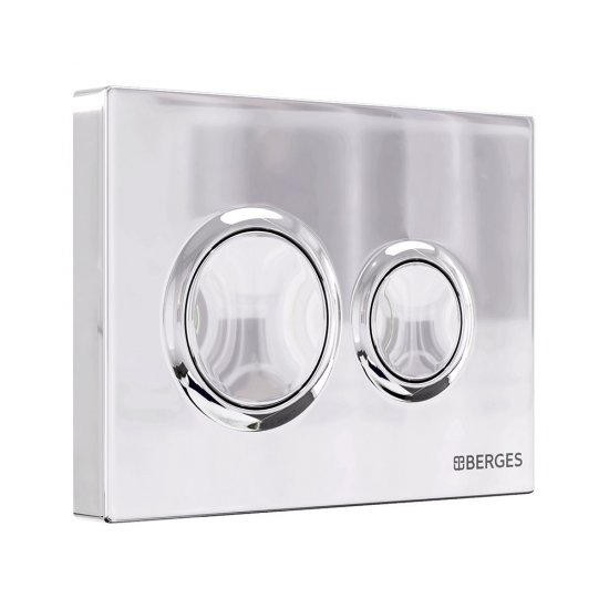 Клавиша смыва для инсталляций Berges Balance BO хром глянцевый (041463)
