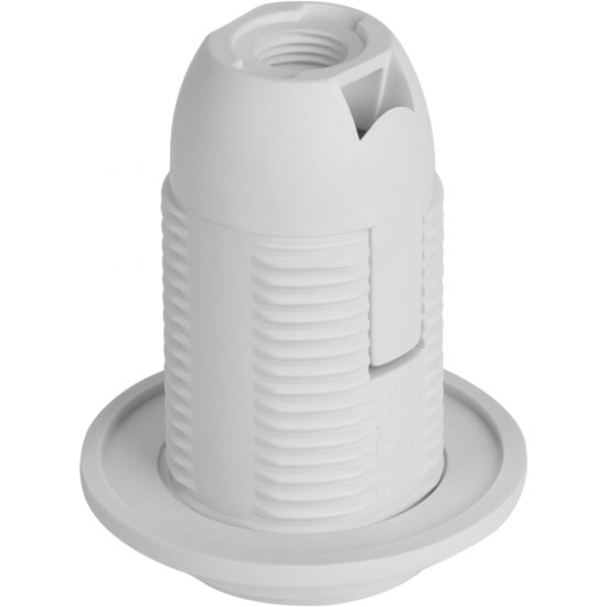 Патрон для лампы E14 Duwi ПВХ 60 Вт IP20 люстровый белый (24524 7)