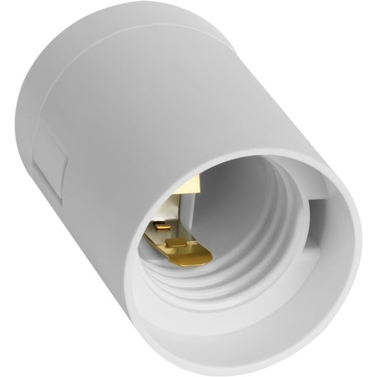 Патрон для лампы Е27 Duwi ПВХ 60 Вт IP20 подвесной белый (24533 9)