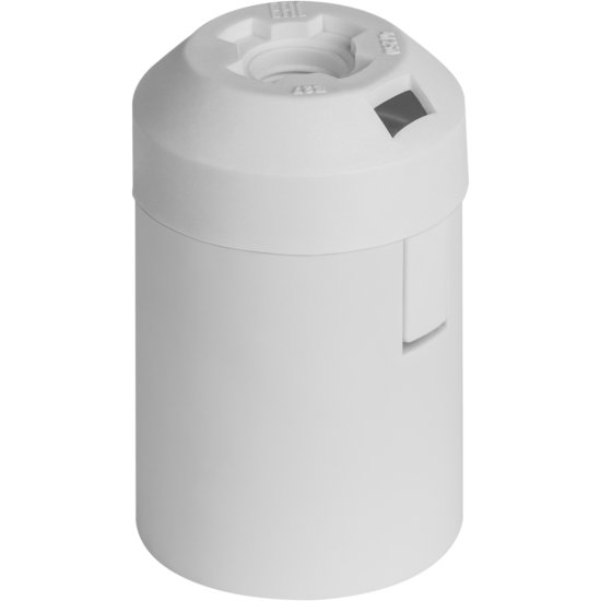 Патрон для лампы Е27 Duwi ПВХ 60 Вт IP20 подвесной белый (24533 9)