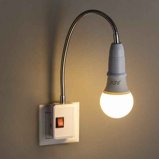 Переходник для ламп Е27-Е40 Duwi IP20 гибкий с выключателем (24650 3)