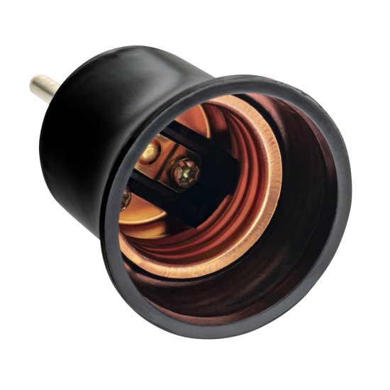 Переходник розеточный для ламп Е27 Duwi IP20 (24638 1)