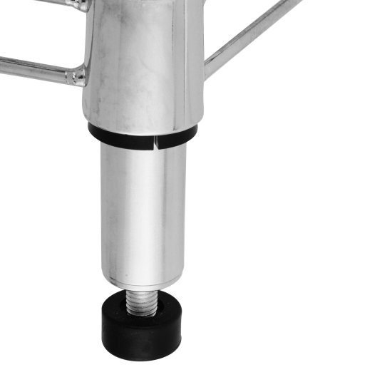 Стеллаж сетчатый металл 6 полок 60x180x35 см цвет хром нагрузка на полку 50 кг