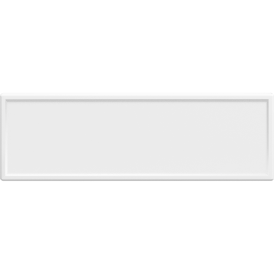 Фасад для кухонного ящика Инта 39.7x12.5 см Delinia ID МДФ цвет белый