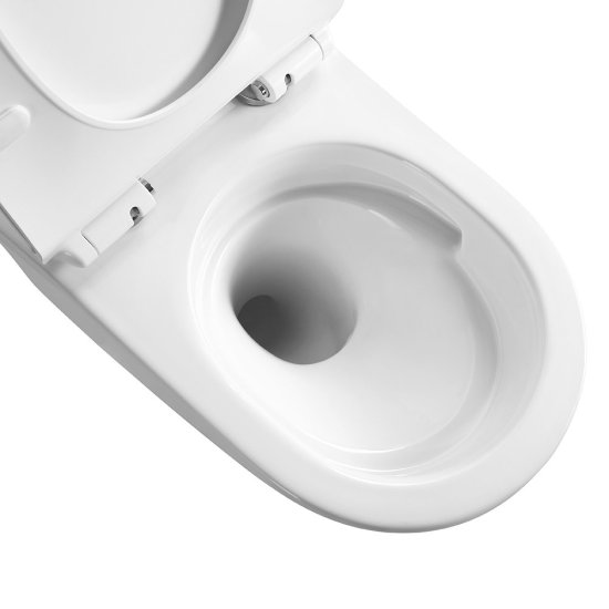 Унитаз подвесной Lavelly Notic безободковый с сиденьем дюропласт микролифт смыв торнадо (1039459)