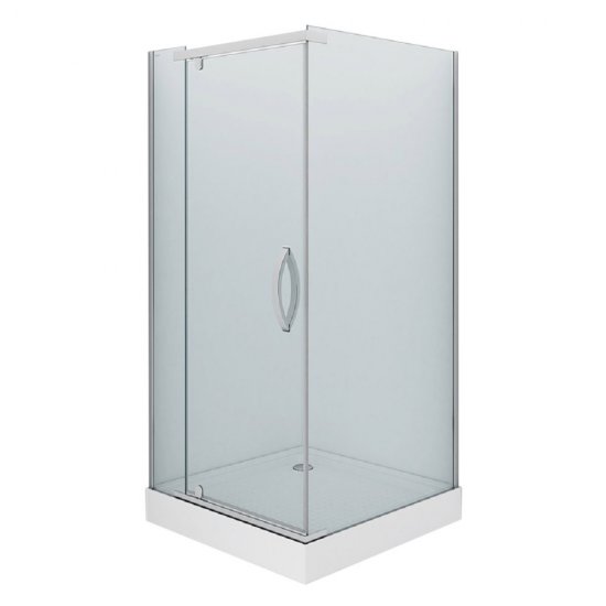 Душевой уголок Alex Baitler Серия 2 хром 120х90х200 см прямоугольник стекло прозрачное 8 мм (AB214-120)