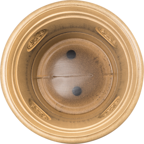 Горшок-кашпо цветочный Тек.А.Тек Medallion ø60 v80 л пластик коричневый