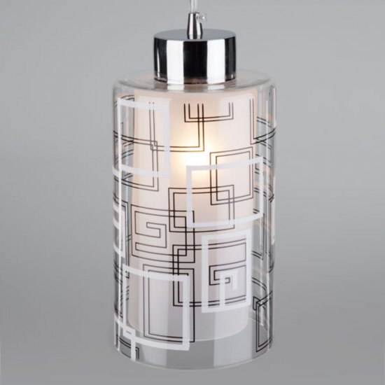 Светильник подвесной Eurosvet Stella Е27 60 Вт 4 кв.м белый IP20 (00000073688)