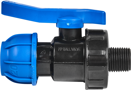 Кран шаровой прямой Политэк DN20 PN16 1/2