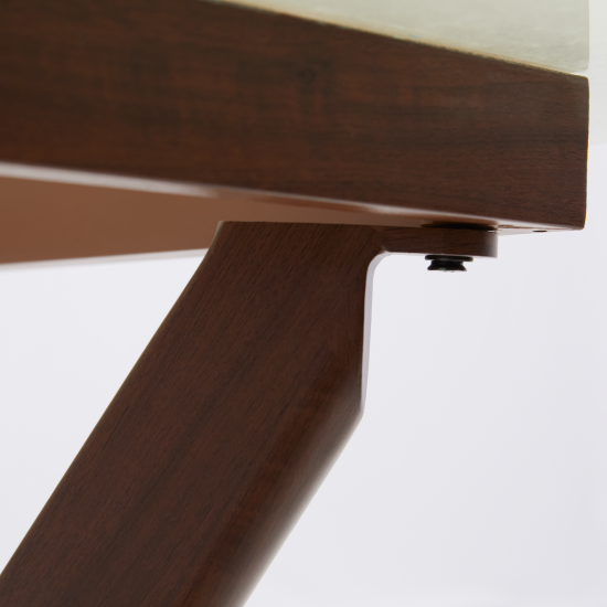 Стол садовый Naterial Retro 200x100x74 см стекло/алюминий цвет бежево-коричневый