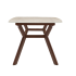 Стол садовый Naterial Retro 200x100x74 см стекло/алюминий цвет бежево-коричневый