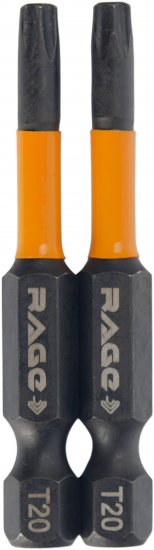 Бита ударная Rage 554147 T20x50 мм, 2 шт.