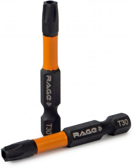 Бита ударная Rage 554150 T30x50 мм, 2 шт.