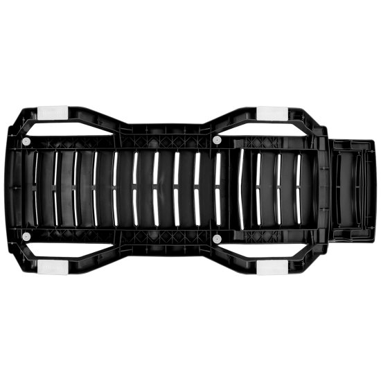 Шезлонг Атлант 184x62x33 см пластик цвет графит