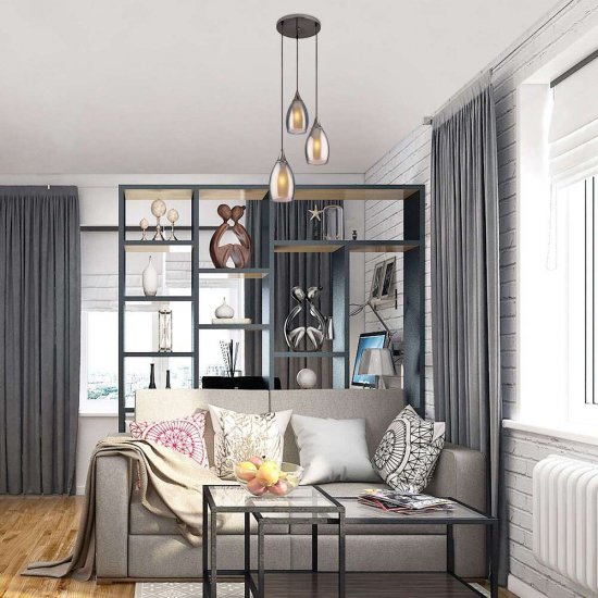 Светильник подвесной Eurosvet Cosmic Е14 45 Вт 8 кв.м белый IP20 (00000086204)