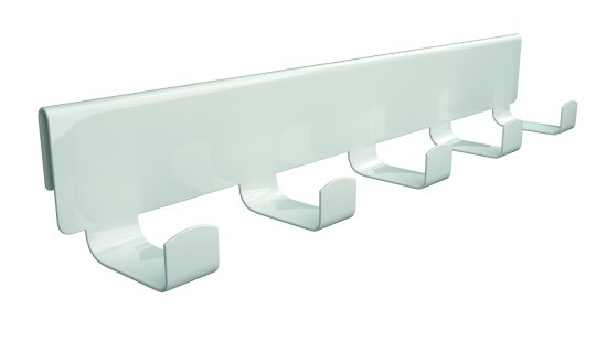 Панель с крючками Титан-GS 30.9x5.3x2 см сталь цвет белый