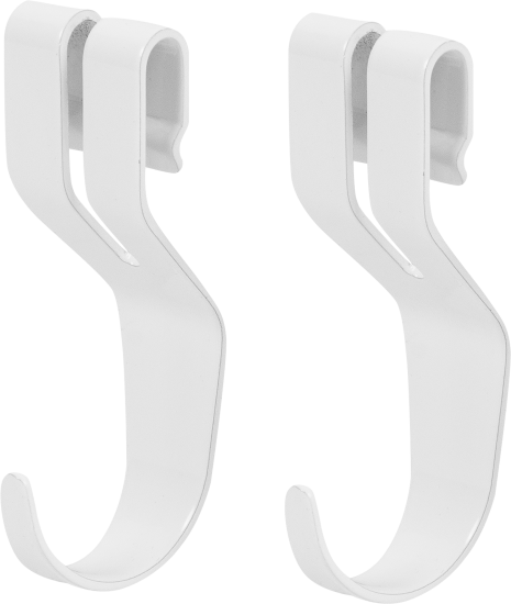 Крючок универсальный Титан-GS 3.1x3x10.1 см сталь цвет белый