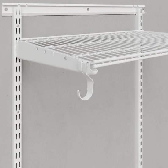 Крючок универсальный Титан-GS 3.1x3x10.1 см сталь цвет белый