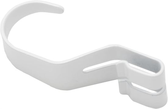 Крючок универсальный Титан-GS 3.1x3x10.1 см сталь цвет белый