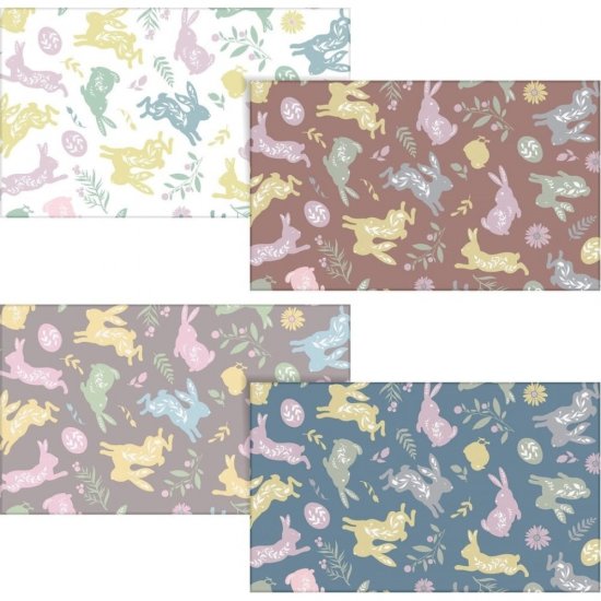 Разделочная доска МУЛЬТИДОМ Пасхальные зайцы