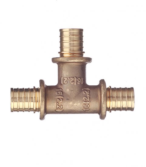 Тройник Stout 16 х 16 х 16 мм латунный (SFA-0013-000016)