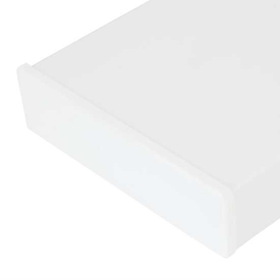 Торцевая заглушка к накладке на подоконник белая
