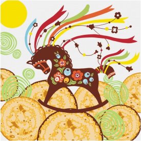 Подставка под горячее МУЛЬТИДОМ Широкая Масленица