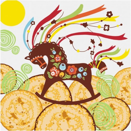 Подставка под горячее МУЛЬТИДОМ Широкая Масленица