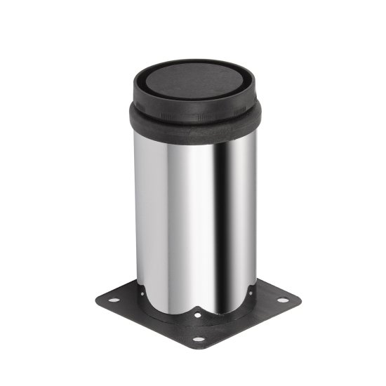 Ножка для мебели круглая ⌀50 мм высота 100 мм хром