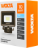 Прожектор светодиодный уличный Wolta WFL-10W/08S 10 Вт 5700 К IP65 нейтральный белый свет с датчиком движения