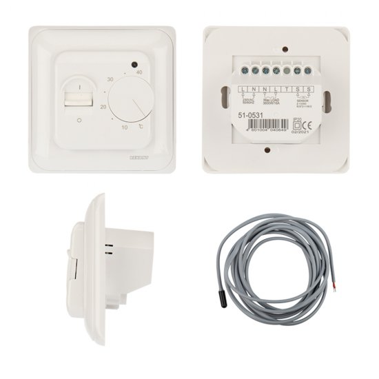 Терморегулятор механический для теплого пола Rexant R70XT бежевый